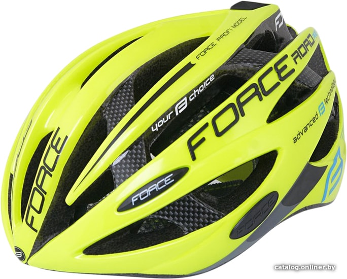 

Cпортивный шлем Force Road Pro XS/S (салатовый)