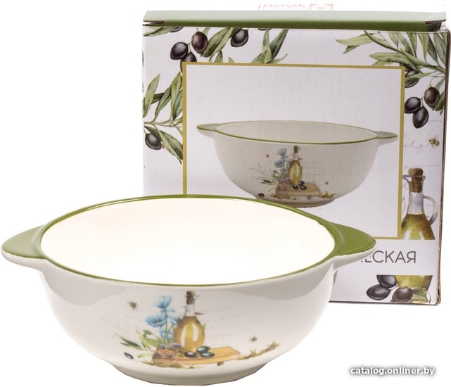 

Бульонница Home Line Оливковая ветвь HC9384B-G55
