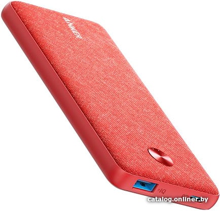 

Внешний аккумулятор Anker PowerCore Sense 10000 PD Fabric (красный)