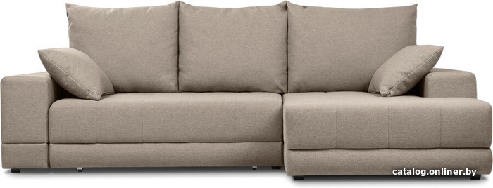 

Угловой диван Divan Дарол Textile Beige 170763 (рогожка, бежевый)