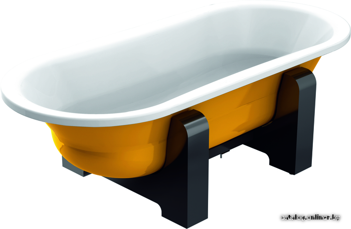 

Ванна BLB Duo Comfort Oval Woodline 180x80 (желтый металлик)