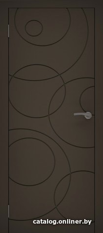 

Межкомнатная дверь Юни Эмаль 18 70x200 (графит)