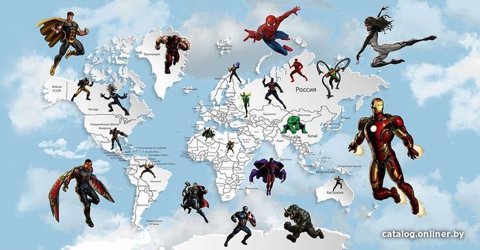 

Виниловые обои Citydecor Superhero 3 500x270
