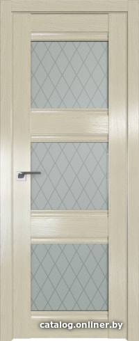 

Межкомнатная дверь ProfilDoors 4X 90x200 (эш вайт/стекло ромб)