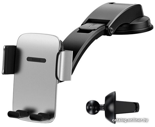 

Держатель для смартфона Baseus Easy Control Pro Clamp (серебристый)