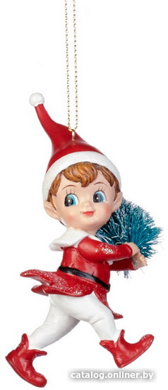 

Елочная игрушка Goodwill Xmas 2023 Эльф с елкой TR 21294-3