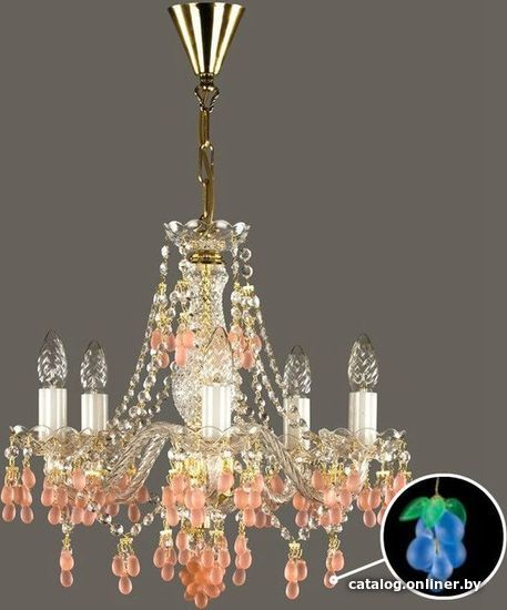 

Подвесная люстра ArtGlass Rosana V. Vino Light Blue