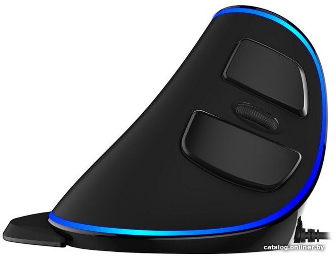 

Вертикальная мышь Delux M618 Plus