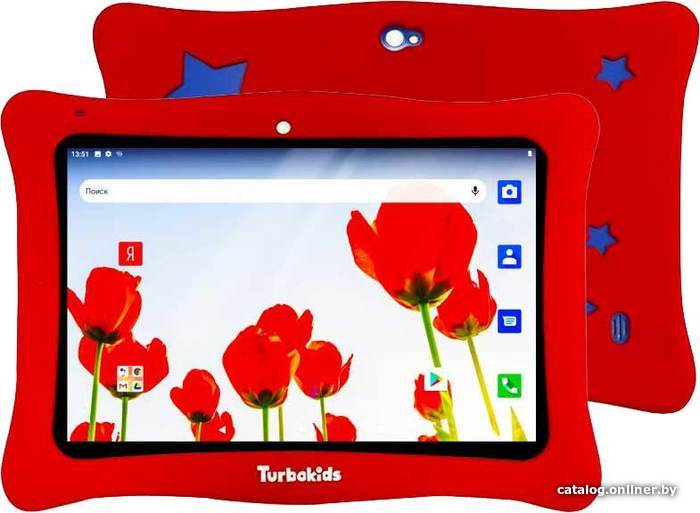 

Планшет Turbopad TurboKids Star 2021 (красный/синий)