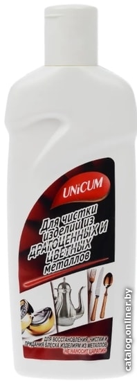 

Средство для металлических поверхностей Unicum для чистки изделий из драгоценных и цветных металлов 380 мл