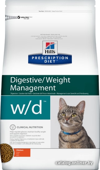 

Сухой корм для кошек Hill's Prescription Diet Feline w/d 1.5 кг