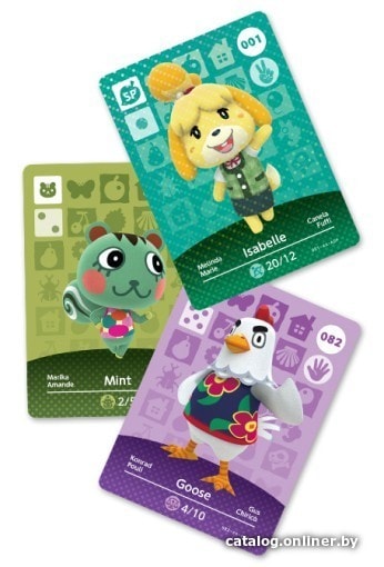 

Карты Nintendo Amiibo (коллекция Animal Crossing) — выпуск 1