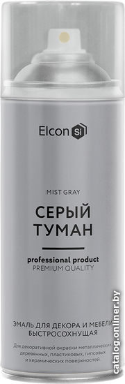 

Эмаль Elcon для декора и мебели Decor 0.52 л (серый туман)