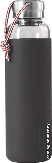 

Бутылка для воды Black+Blum Glass Water Bottle 600 мл (черный)