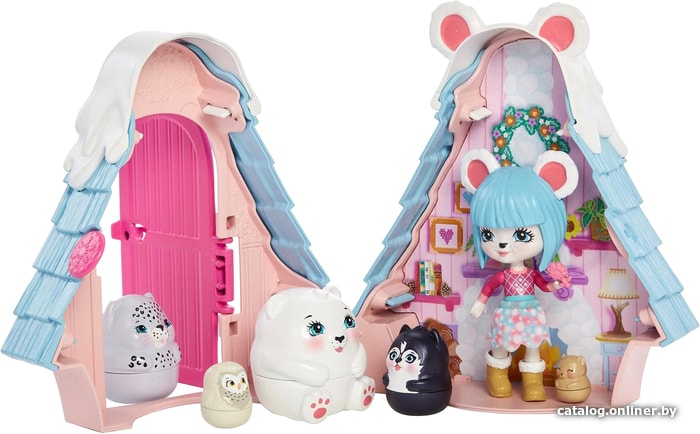 

Кукла Enchantimals Лыжный домик Полярного мишки Паубри GTM50