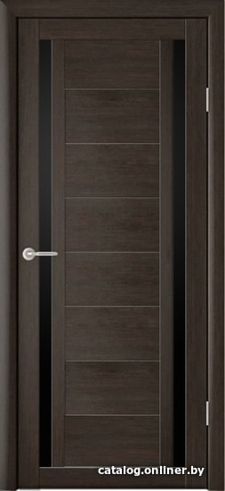 

Межкомнатная дверь Albero Рига 60x200 (темный кипарис, стекло черное)