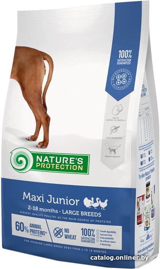 

Сухой корм для собак Nature's Protection Maxi Junior 12 кг