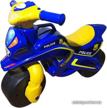 

Каталка Doloni-Toys Полиция 0139/57 (синий/желтый)
