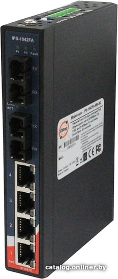 

Неуправляемый коммутатор ORing IPS-1042FA-SS-SC