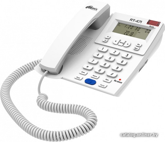 

Проводной телефон Ritmix RT-471 (белый)