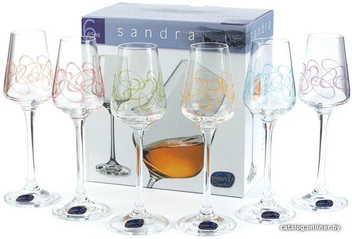 

Набор рюмок Bohemia Crystal Sandra 40728/Q9119/65