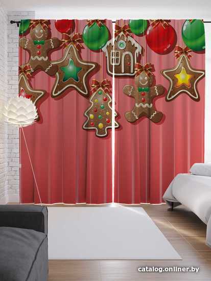 

Комплект штор JoyArty Подвесные сладости 1.45x2.65 м p_38340_145x265 (2 шт)