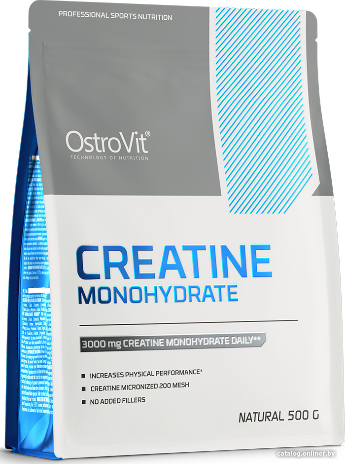 

Моногидрат креатина OstroVit Creatine Monohydrate (без вкуса, 500 г)