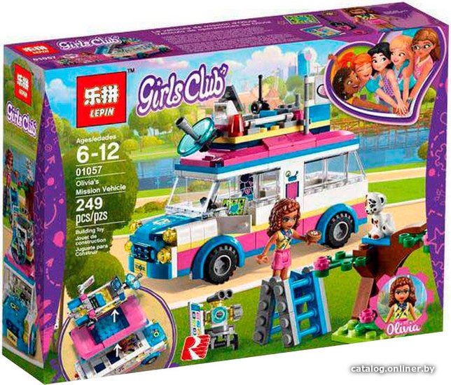 

Конструктор Lepin 01057 Передвижная научная лаборатория Оливии