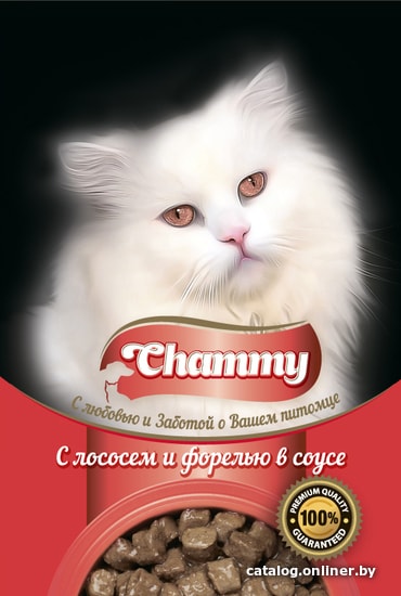 

Пресервы Chammy с лососем и форелью в соусе 85 г
