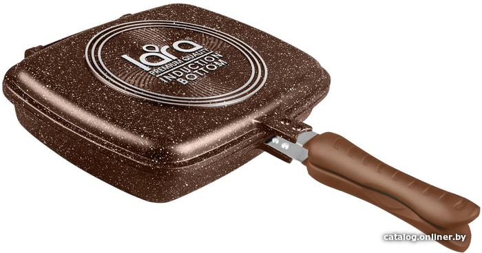 

Сковорода-гриль двухсторонняя Lara Choco LR02-222