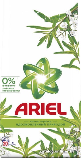 

Стиральный порошок Ariel Аромат вербены 3 кг