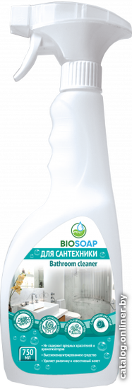 

Средства для посудомоечных машин BIOSOAP Bathroom cleaner 750 мл