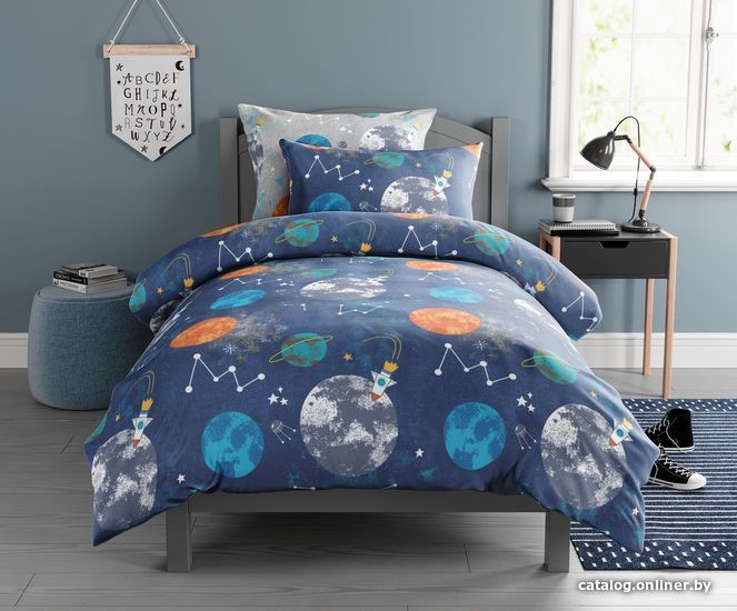 

Постельное белье Guten Morgen 1025 Космос (1.5-спальный, 50x70)