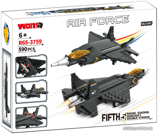 

Конструктор Woma Air Force C0858 Истребитель Стелс