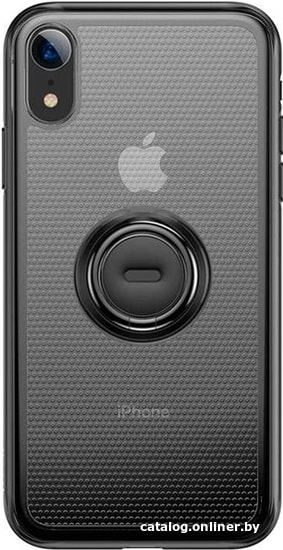 

Чехол для телефона Baseus с кольцом для iPhone Xs Max (черный)