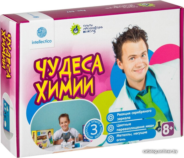 

Набор для опытов Intellectico Чудеса химии