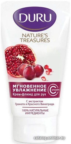 

Duru Крем для рук Nature's Treasures Гранат и Красный виноград 75 мл