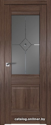 

Межкомнатная дверь ProfilDoors 2XN 70x200 (салинас темный/графит с прозрачным фьюзингом)