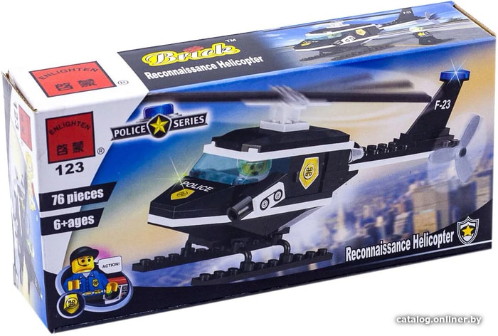 

Конструктор Enlighten 123 Полицейский вертолет