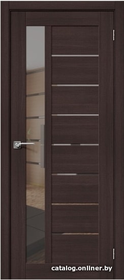 

Межкомнатная дверь el'Porta Порта-27 70x200 (Wenge Veralinga Mirox Grey)