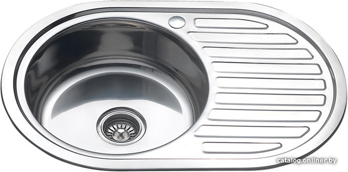 

Кухонная мойка Melana MLN-7750 L (полированная, глубина чаши 18 см., сталь 0.8 мм.)