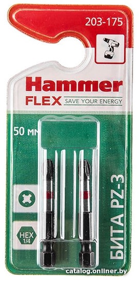 

Набор бит Hammer 203-175 (2 предмета)