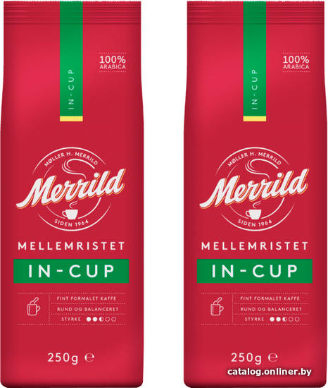 

Кофе Merrild In Cup молотый 2x250 г
