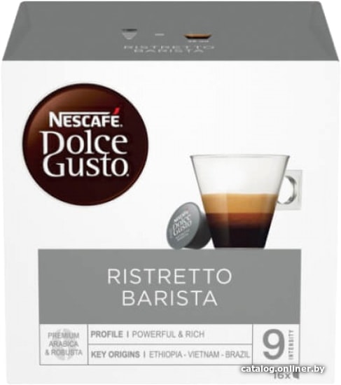 

Кофе в капсулах Nescafe Ristretto Barista 16 шт