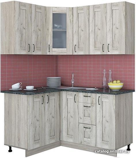 

Готовая кухня Интерлиния Мила Хольц 12x15 (дуб серый)