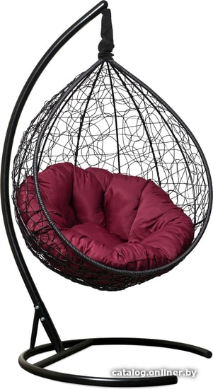 

Подвесное кресло Laura Outdoor Sevila Verde (черный/бордовый)