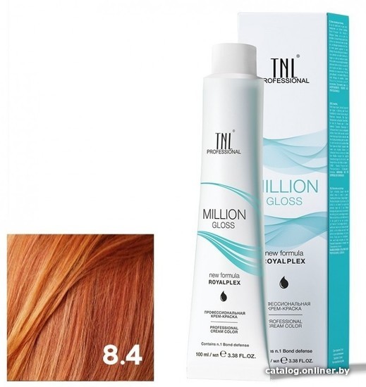 

Крем-краска для волос TNL Professional Million Gloss 8.4 100 мл