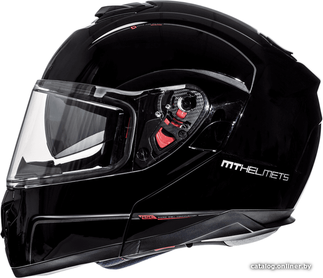 

Мотошлем MT Helmets Atom SV Solid Gloss (XS, черный)