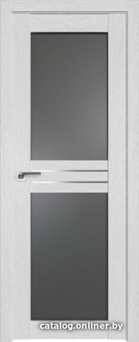 

Межкомнатная дверь ProfilDoors 2.56XN 40x200 (монблан, стекло графит)