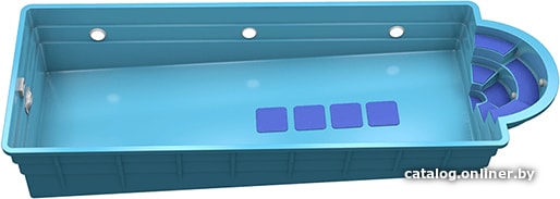 

Композитный бассейн Empire Pools Хилтон Econom (11.4x4.1 м)